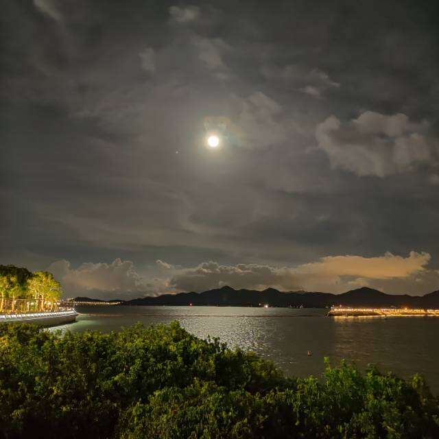 皇岗公园夜跑刷圈