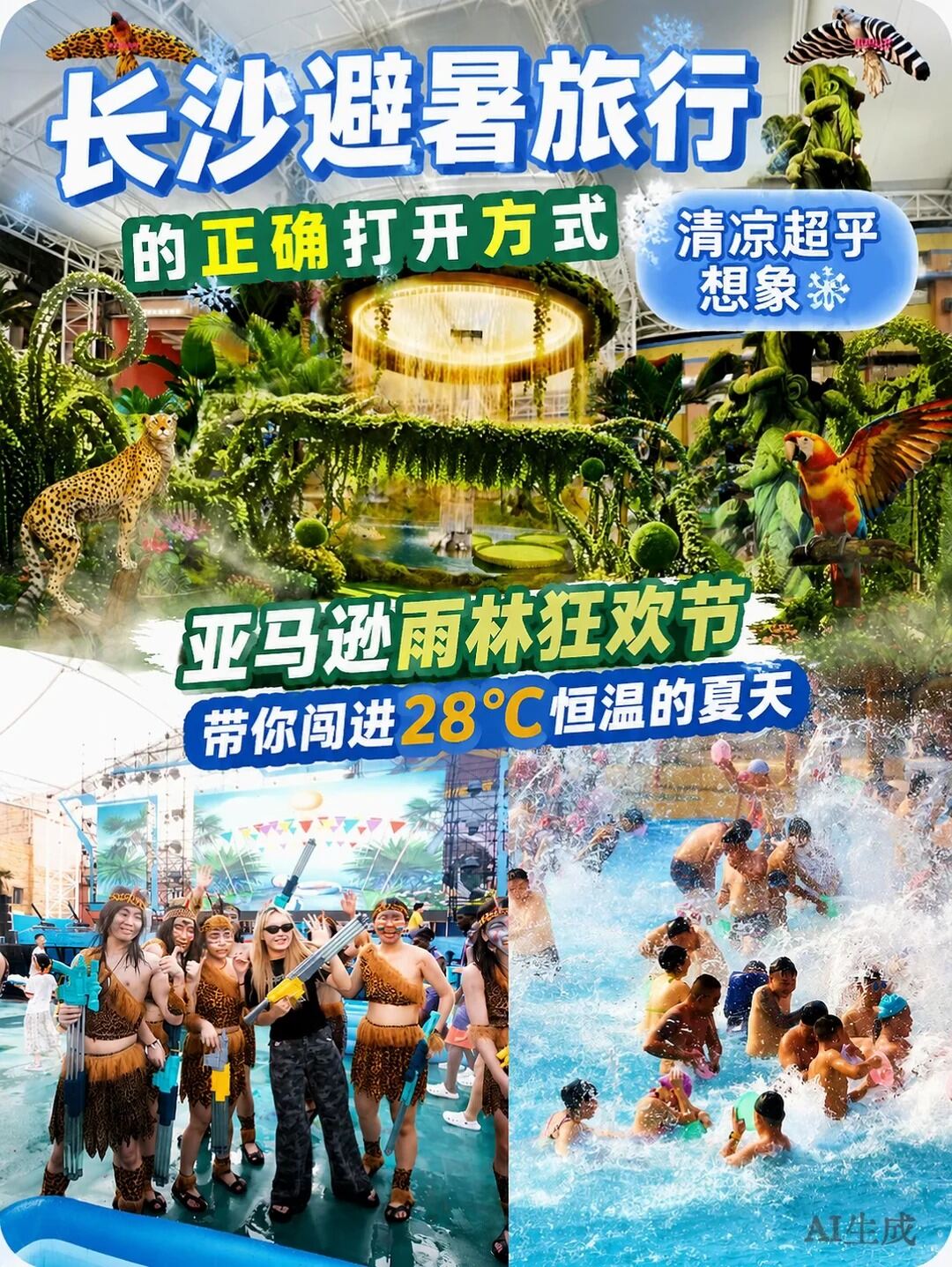 长沙世界之窗亚马逊雨林狂欢节 真实图片