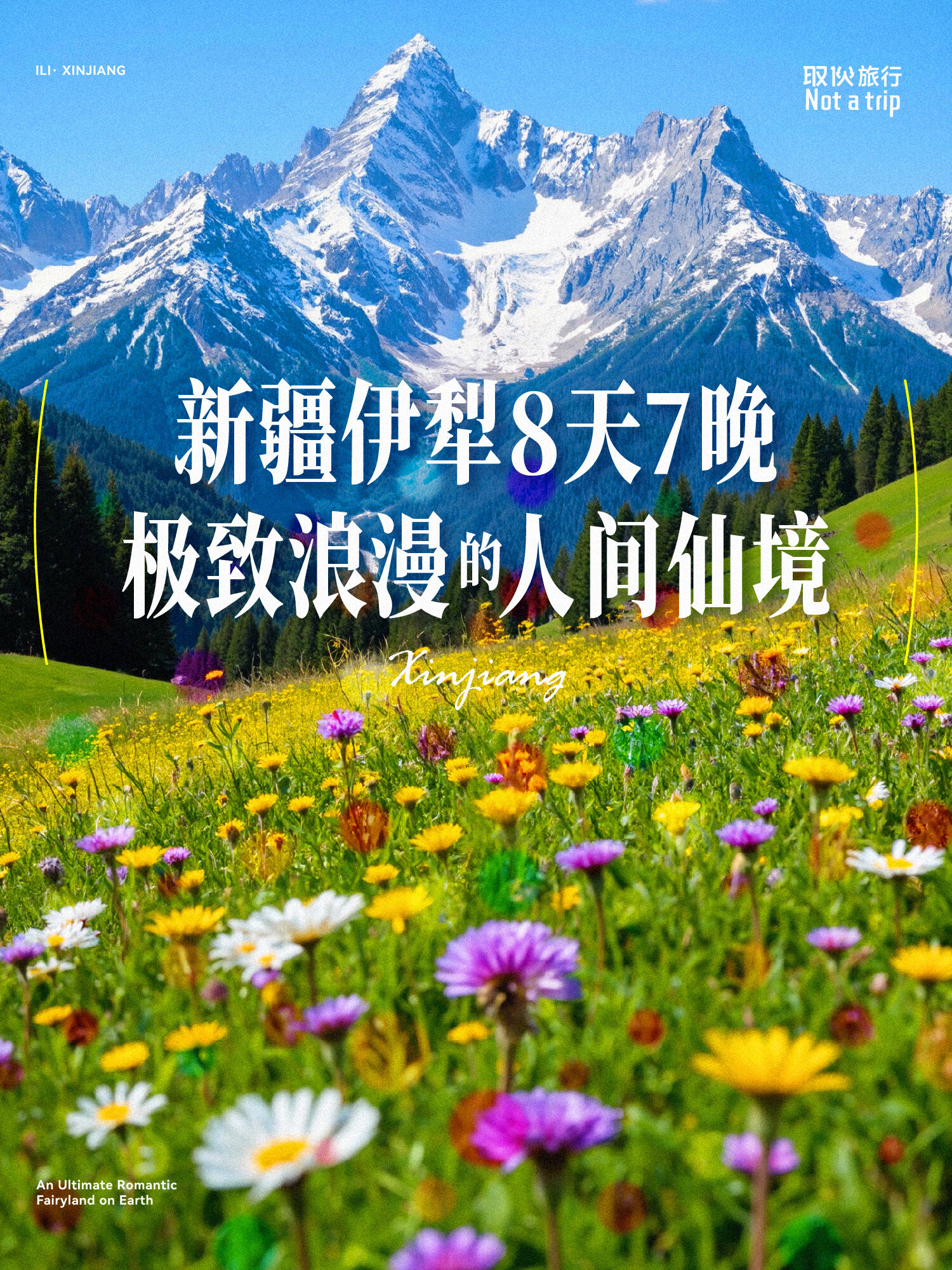 新疆伊犁 · 极致浪漫的人间仙境（取伙旅修）